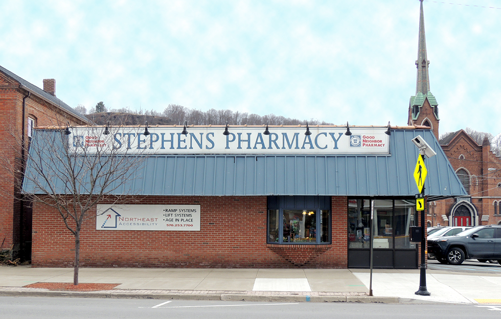 Stephens Pharmacy in Honesdale, PA.